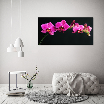 Cuadro canvas con impresión uv duradera horizontal Orquídea