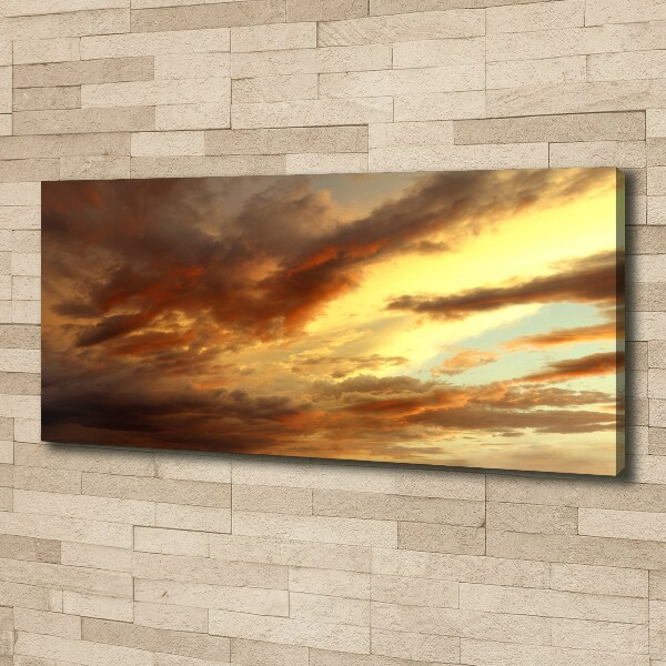 Cuadro canvas con impresión uv duradera horizontal Amanecer