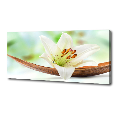 Cuadro canvas con impresión uv duradera horizontal Lirio