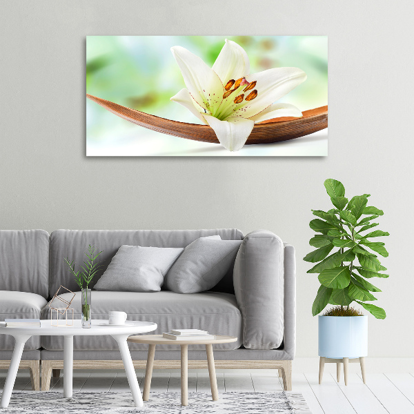 Cuadro canvas con impresión uv duradera horizontal Lirio