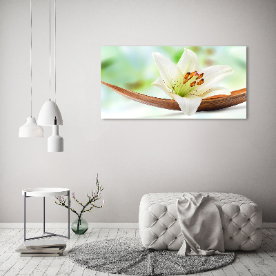 Cuadro canvas con impresión uv duradera horizontal Lirio