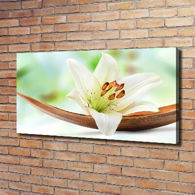 Cuadro canvas con impresión uv duradera horizontal Lirio