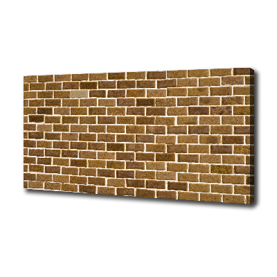 Foto en lienzo con acabado profesional horizontal pared de ladrillos