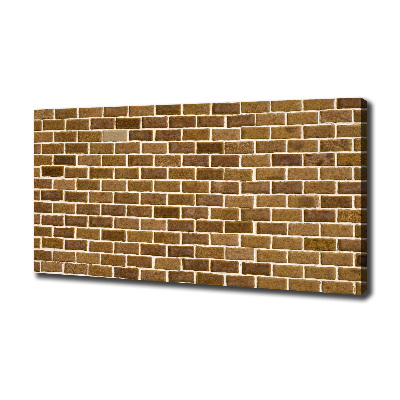 Foto en lienzo con acabado profesional horizontal pared de ladrillos
