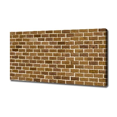 Foto en lienzo con acabado profesional horizontal pared de ladrillos
