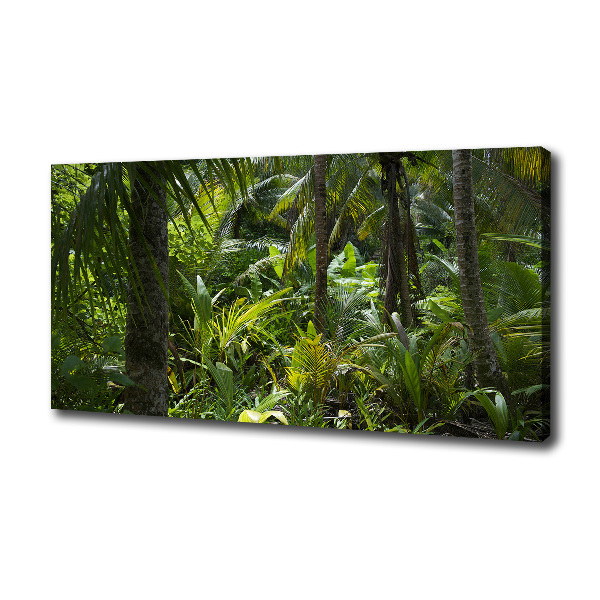 Cuadro canvas con impresión uv duradera horizontal Bosque tropical