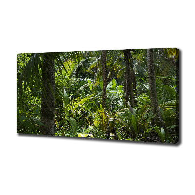 Cuadro canvas con impresión uv duradera horizontal Bosque tropical