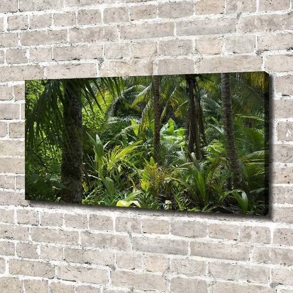 Cuadro canvas con impresión uv duradera horizontal Bosque tropical