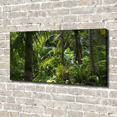 Cuadro canvas con impresión uv duradera horizontal Bosque tropical