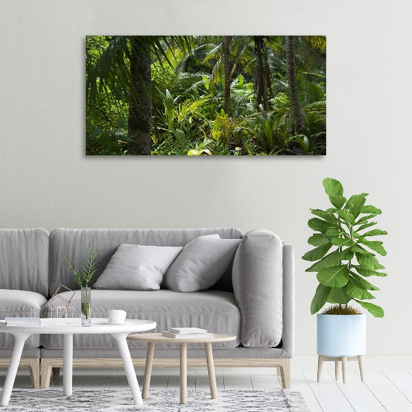 Cuadro canvas con impresión uv duradera horizontal Bosque tropical