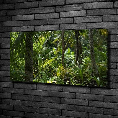 Cuadro canvas con impresión uv duradera horizontal Bosque tropical