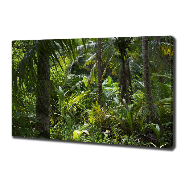 Cuadro canvas con impresión uv duradera horizontal Bosque tropical