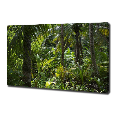 Cuadro canvas con impresión uv duradera horizontal Bosque tropical