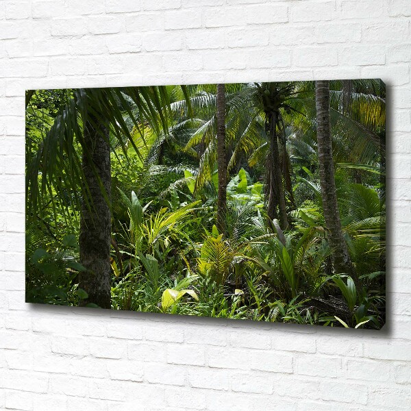 Cuadro canvas con impresión uv duradera horizontal Bosque tropical
