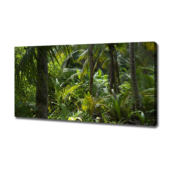Cuadro canvas con impresión uv duradera horizontal Bosque tropical