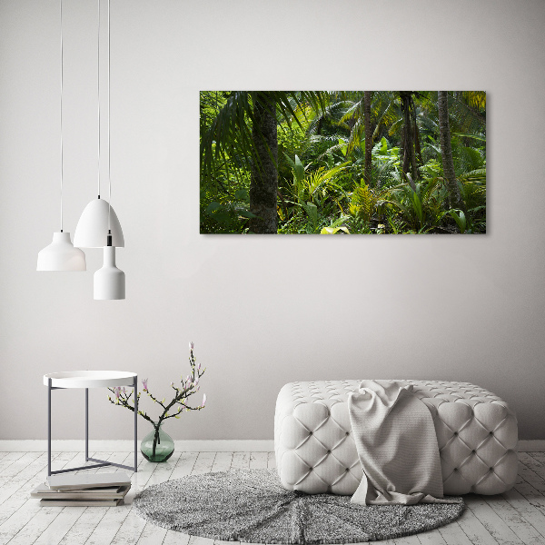 Cuadro canvas con impresión uv duradera horizontal Bosque tropical