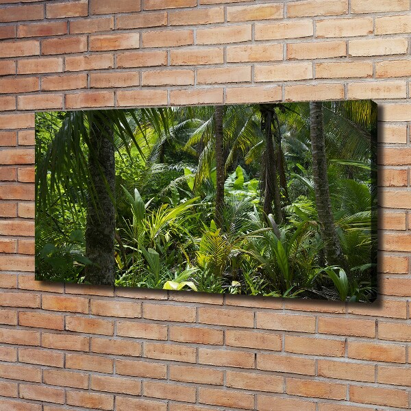 Cuadro canvas con impresión uv duradera horizontal Bosque tropical