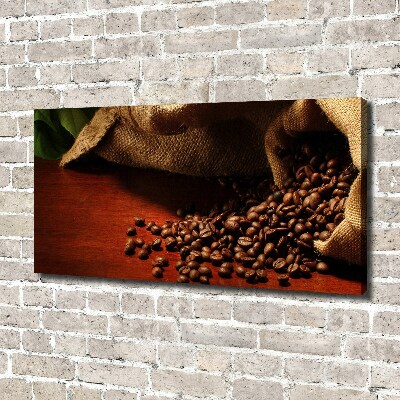 Foto en lienzo con acabado profesional horizontal Granos de café