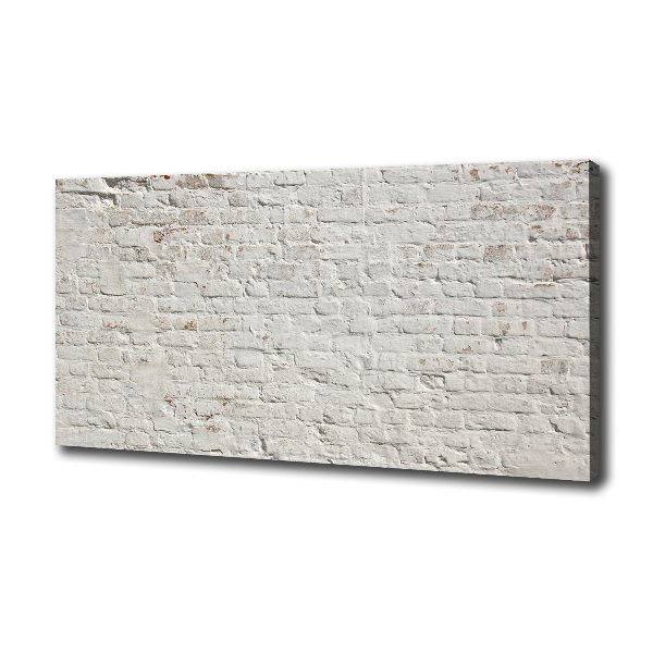 Foto en lienzo con acabado profesional horizontal pared de ladrillos