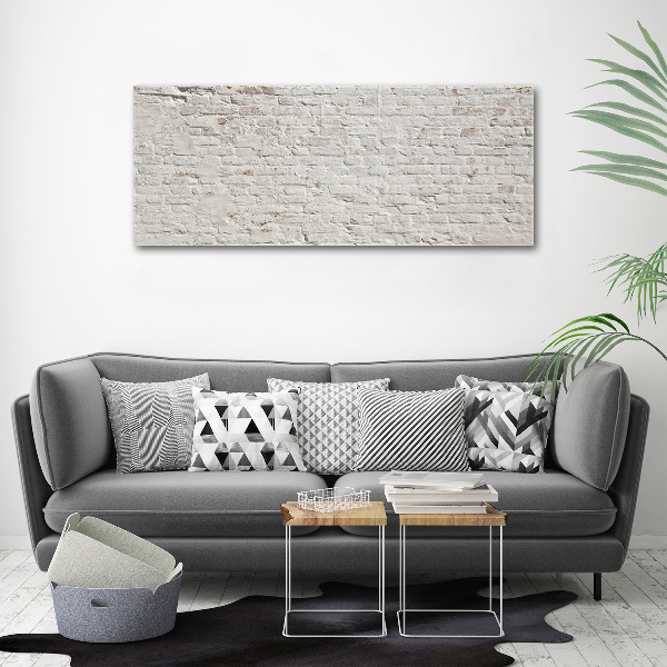 Foto en lienzo con acabado profesional horizontal pared de ladrillos