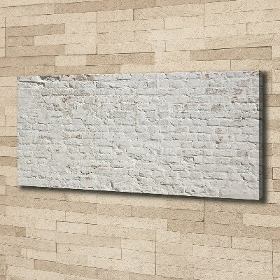 Foto en lienzo con acabado profesional horizontal pared de ladrillos
