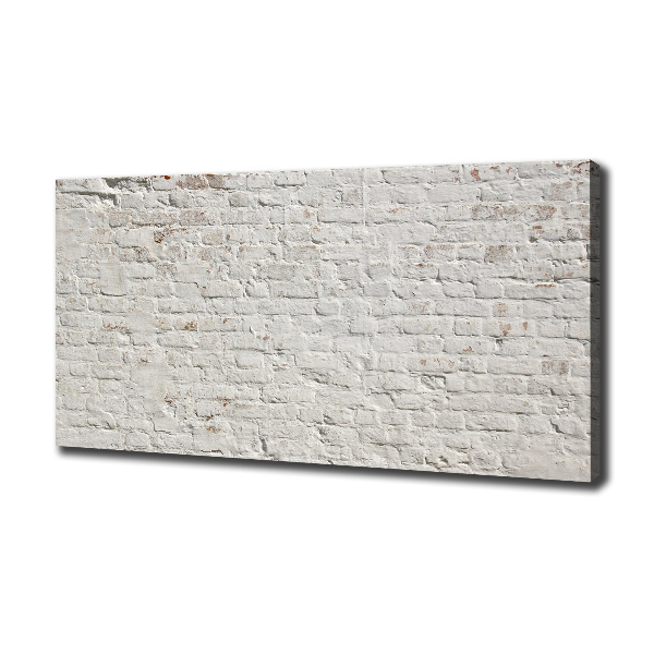 Foto en lienzo con acabado profesional horizontal pared de ladrillos