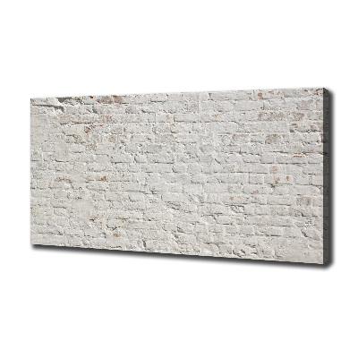 Foto en lienzo con acabado profesional horizontal pared de ladrillos
