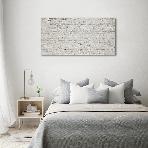 Foto en lienzo con acabado profesional horizontal pared de ladrillos