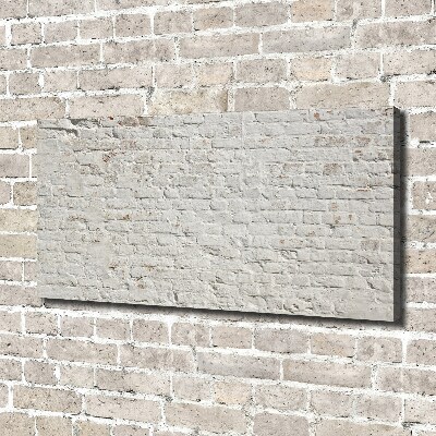 Foto en lienzo con acabado profesional horizontal pared de ladrillos
