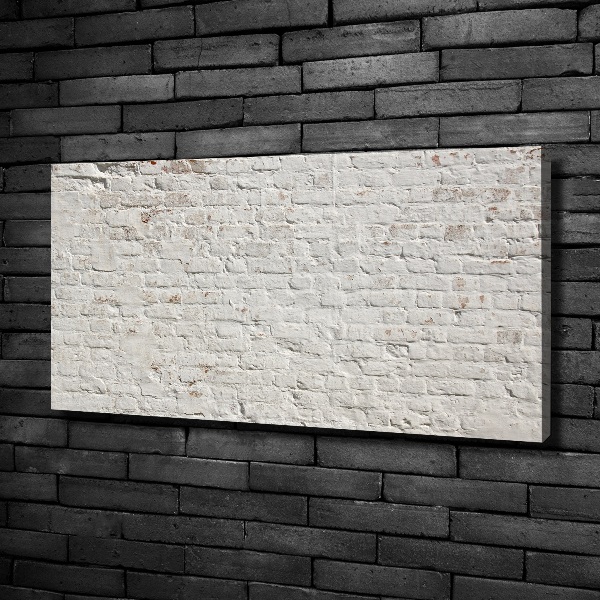 Foto en lienzo con acabado profesional horizontal pared de ladrillos