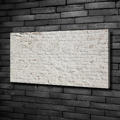 Foto en lienzo con acabado profesional horizontal pared de ladrillos