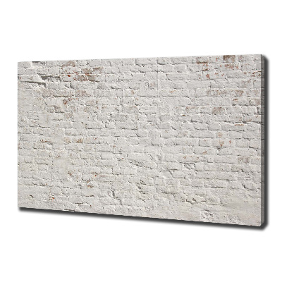Foto en lienzo con acabado profesional horizontal pared de ladrillos