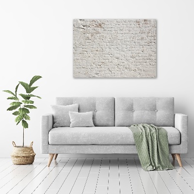 Foto en lienzo con acabado profesional horizontal pared de ladrillos