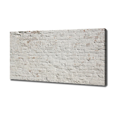 Foto en lienzo con acabado profesional horizontal pared de ladrillos