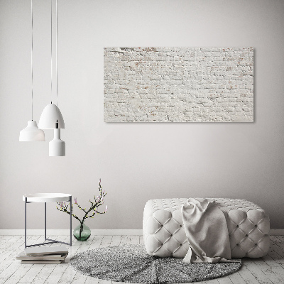 Foto en lienzo con acabado profesional horizontal pared de ladrillos
