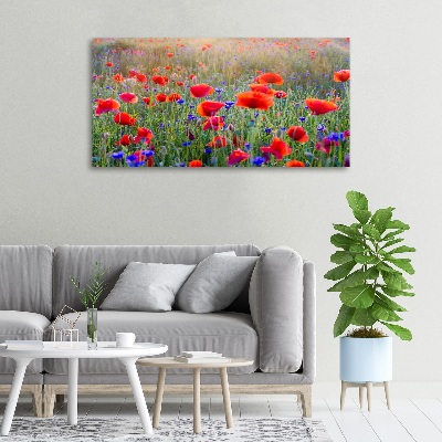 Fotocuadro en lienzo de alta calidad horizontal Flores silvestres