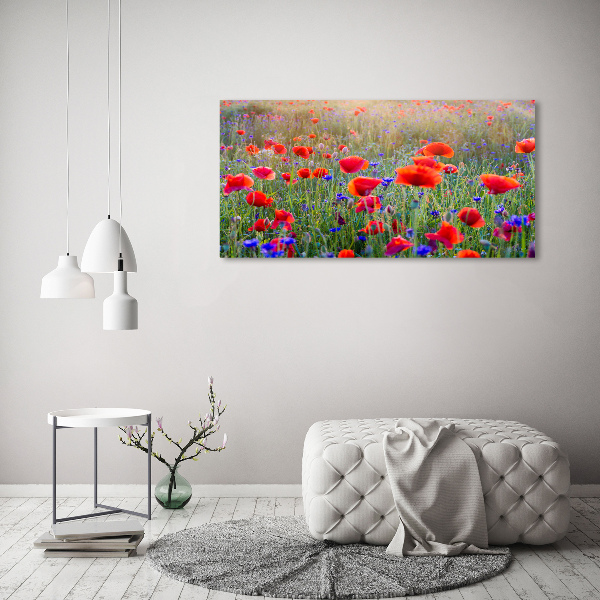 Fotocuadro en lienzo de alta calidad horizontal Flores silvestres