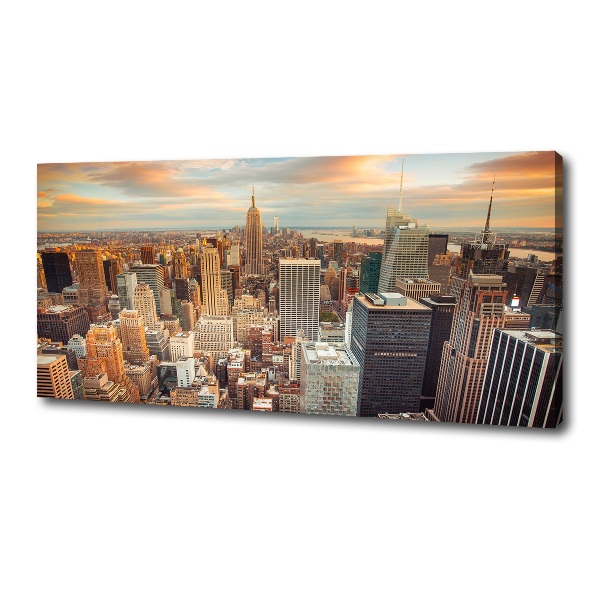 Foto en lienzo con acabado profesional horizontal Vista aérea de Nueva York
