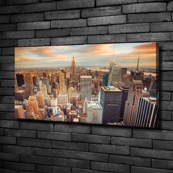 Foto en lienzo con acabado profesional horizontal Vista aérea de Nueva York