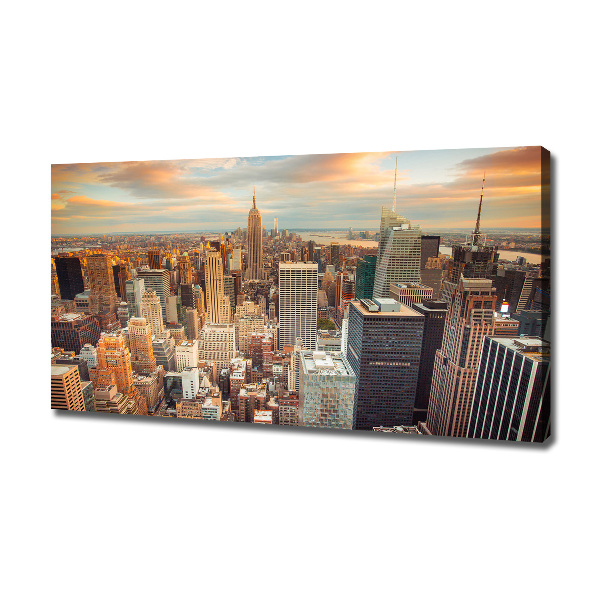 Foto en lienzo con acabado profesional horizontal Vista aérea de Nueva York