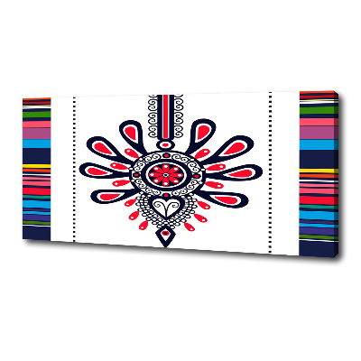 Foto en lienzo con acabado profesional horizontal Patrón popular polaco