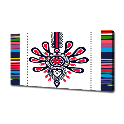 Foto en lienzo con acabado profesional horizontal Patrón popular polaco