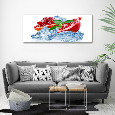 Cuadro canvas moderno de gran formato horizontal Granada con hielo