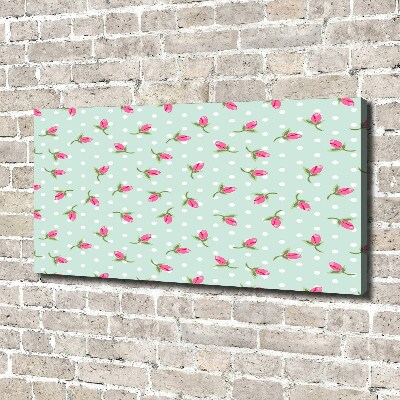 Foto obraz canvas Róże wzór