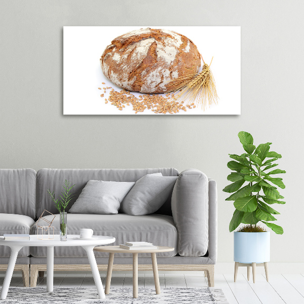 Cuadro canvas con impresión uv duradera horizontal Pan y trigo