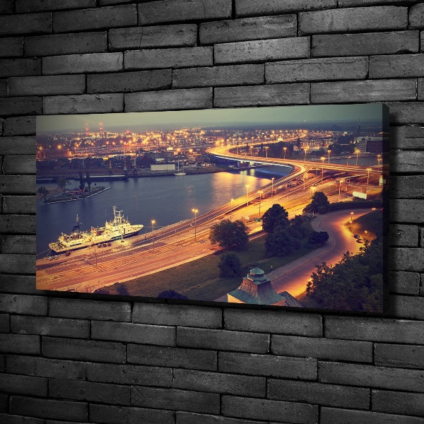 Cuadro canvas con impresión uv duradera horizontal Szczecin, Polonia
