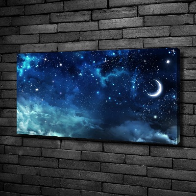 Foto en lienzo con acabado profesional horizontal Cielo estrellado