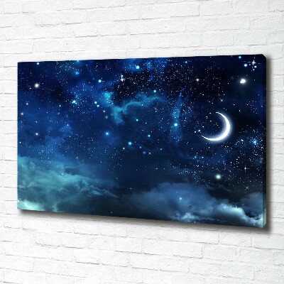 Foto en lienzo con acabado profesional horizontal Cielo estrellado
