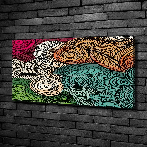 Foto obraz na płótnie Abstrakcyjne pióra