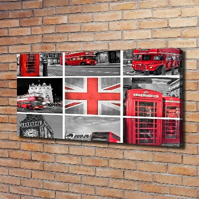 Duży Foto obraz na płótnie Kolaż Londyn
